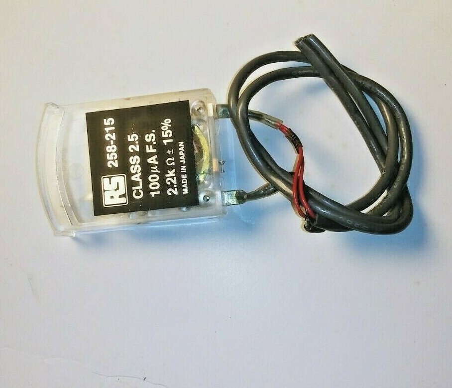 RS Electronics 258-215 Edge Meter 100UA