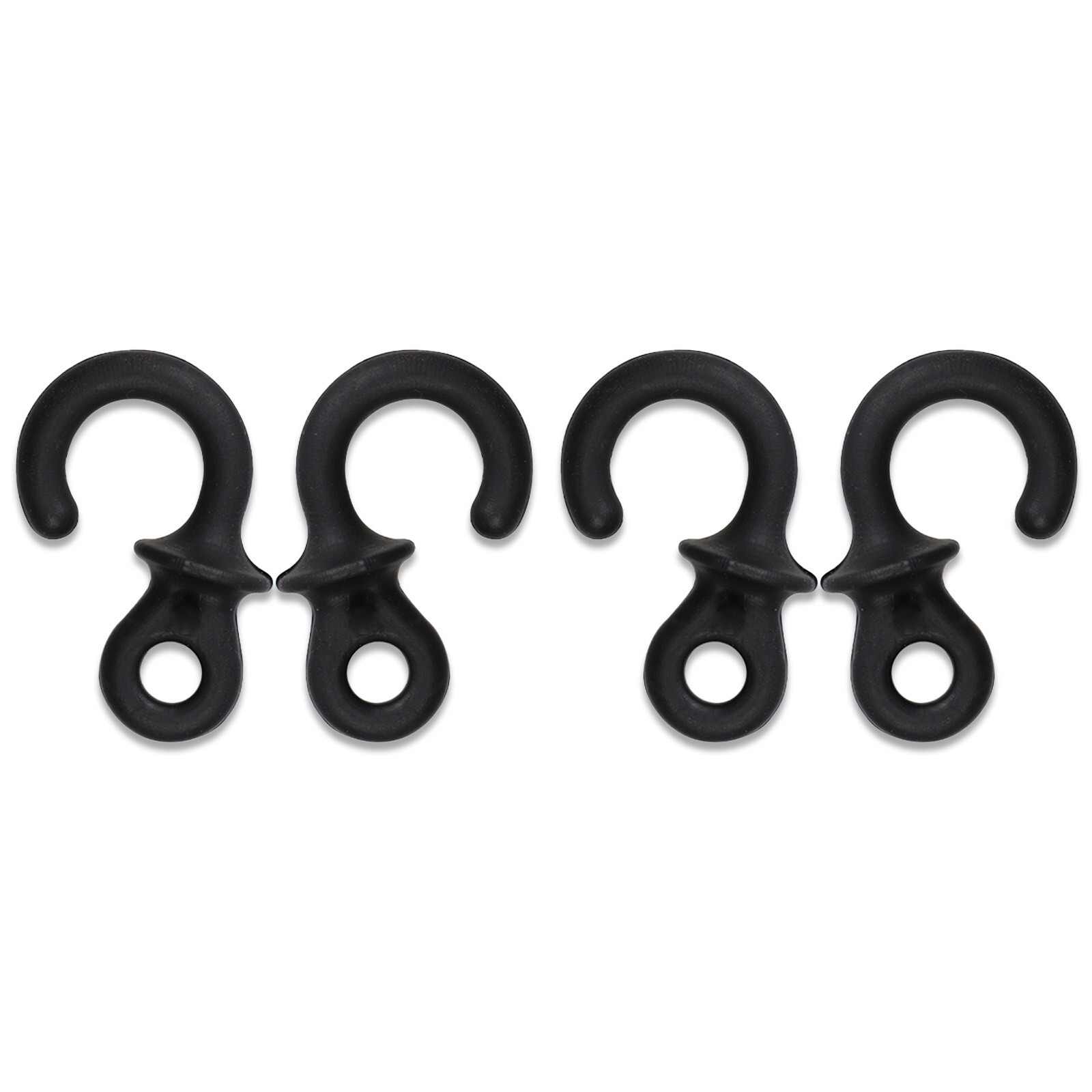 8Pcs Archery Compound Bow String Stabilizer Monkey Tail Rubber Silencer Dampener