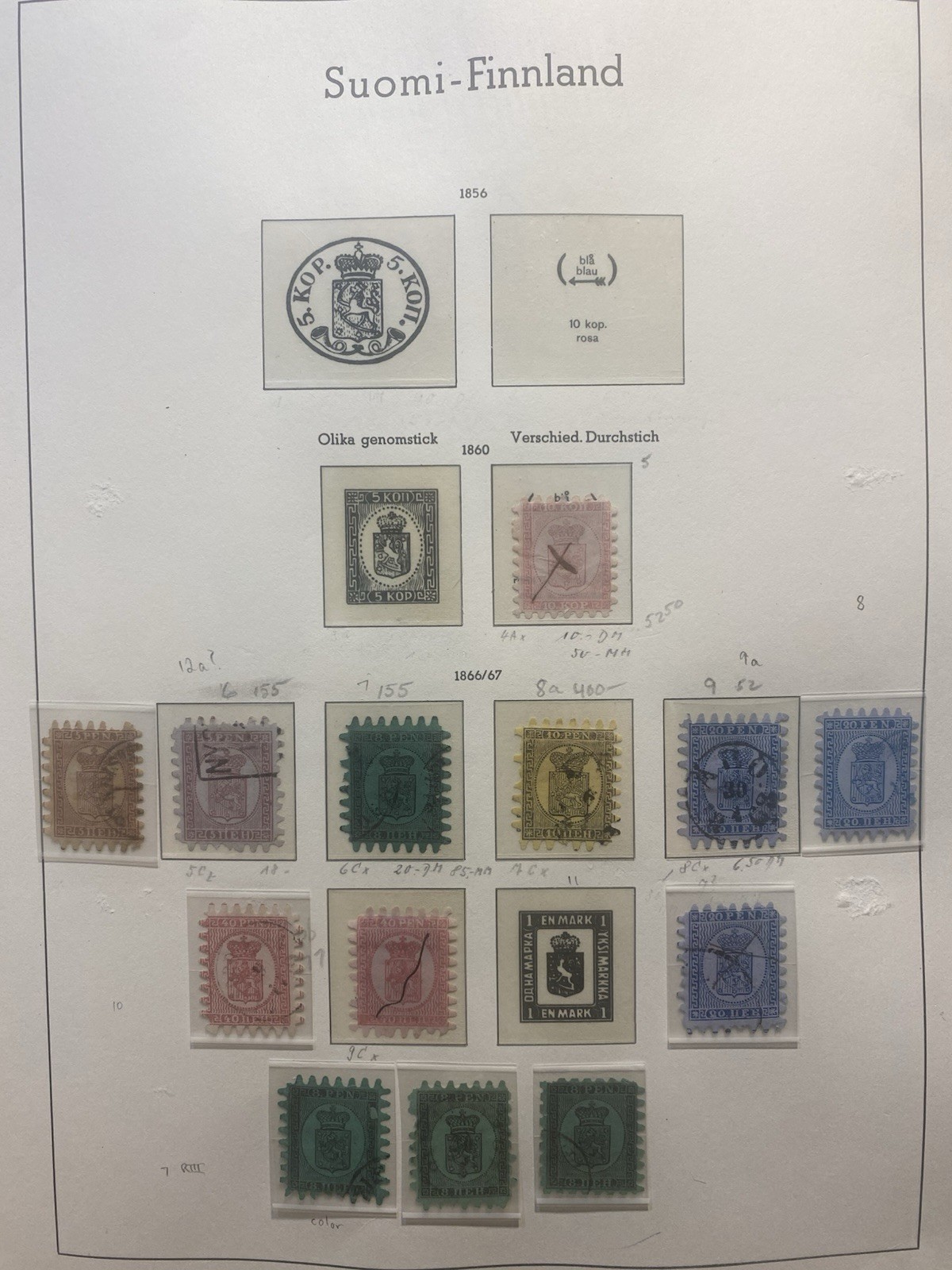 Finland 1856-1986 Stamp Collection in Lighthouse album(See Pics On Description)