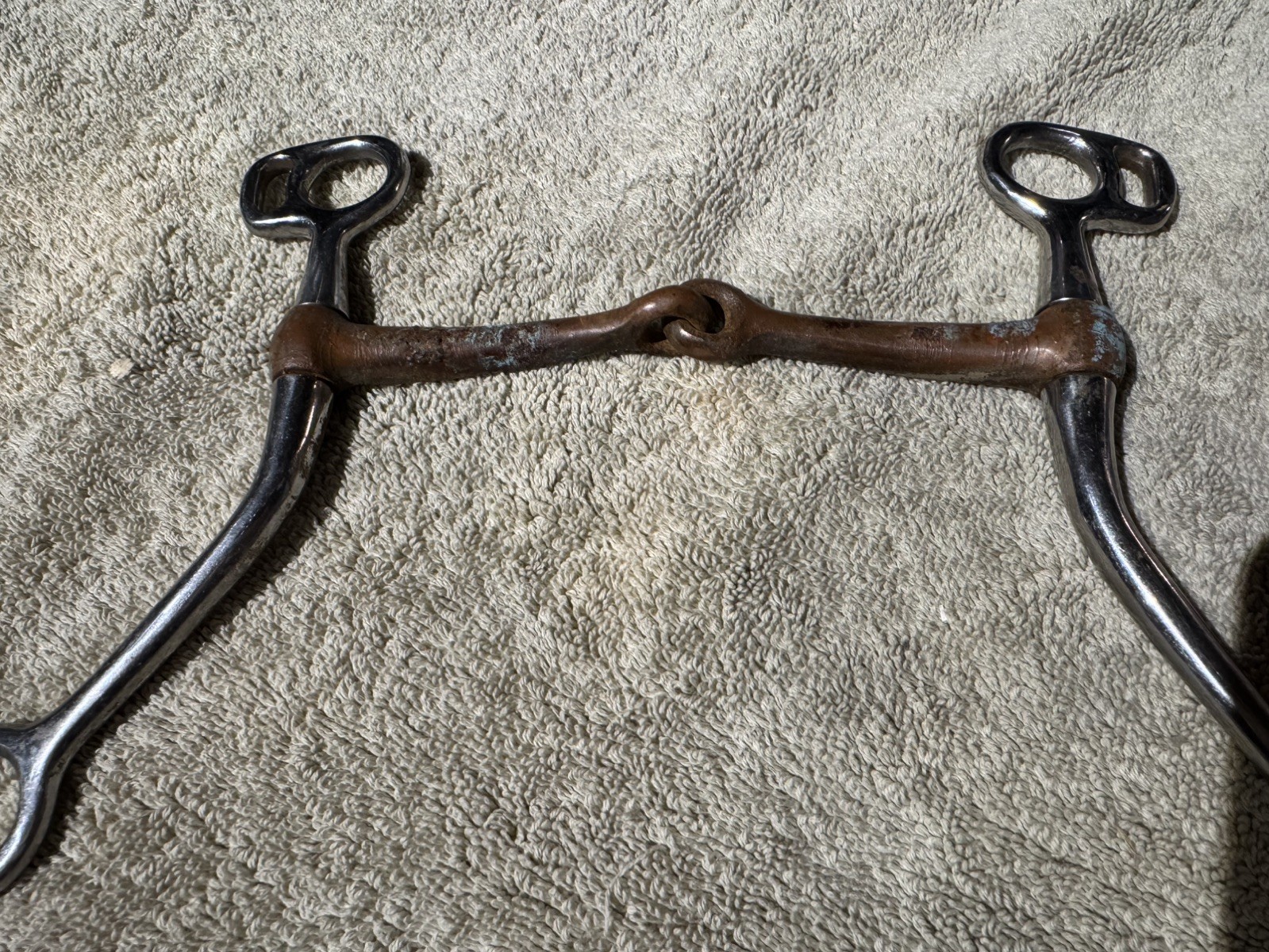 Copper Mouth Tom Thumb Snaffle Bit for Training and Encourages Softness