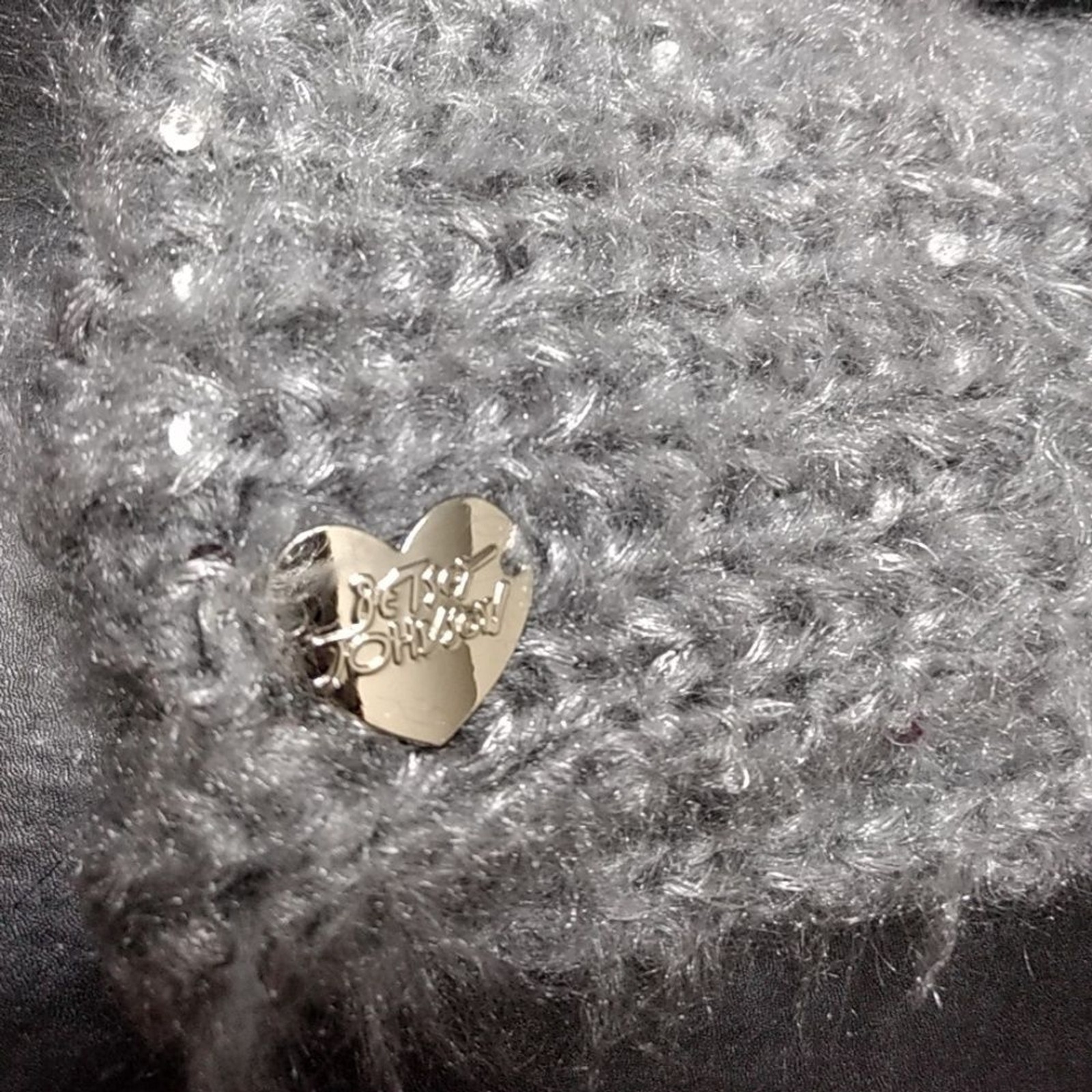 Betsey Johnson gray headband