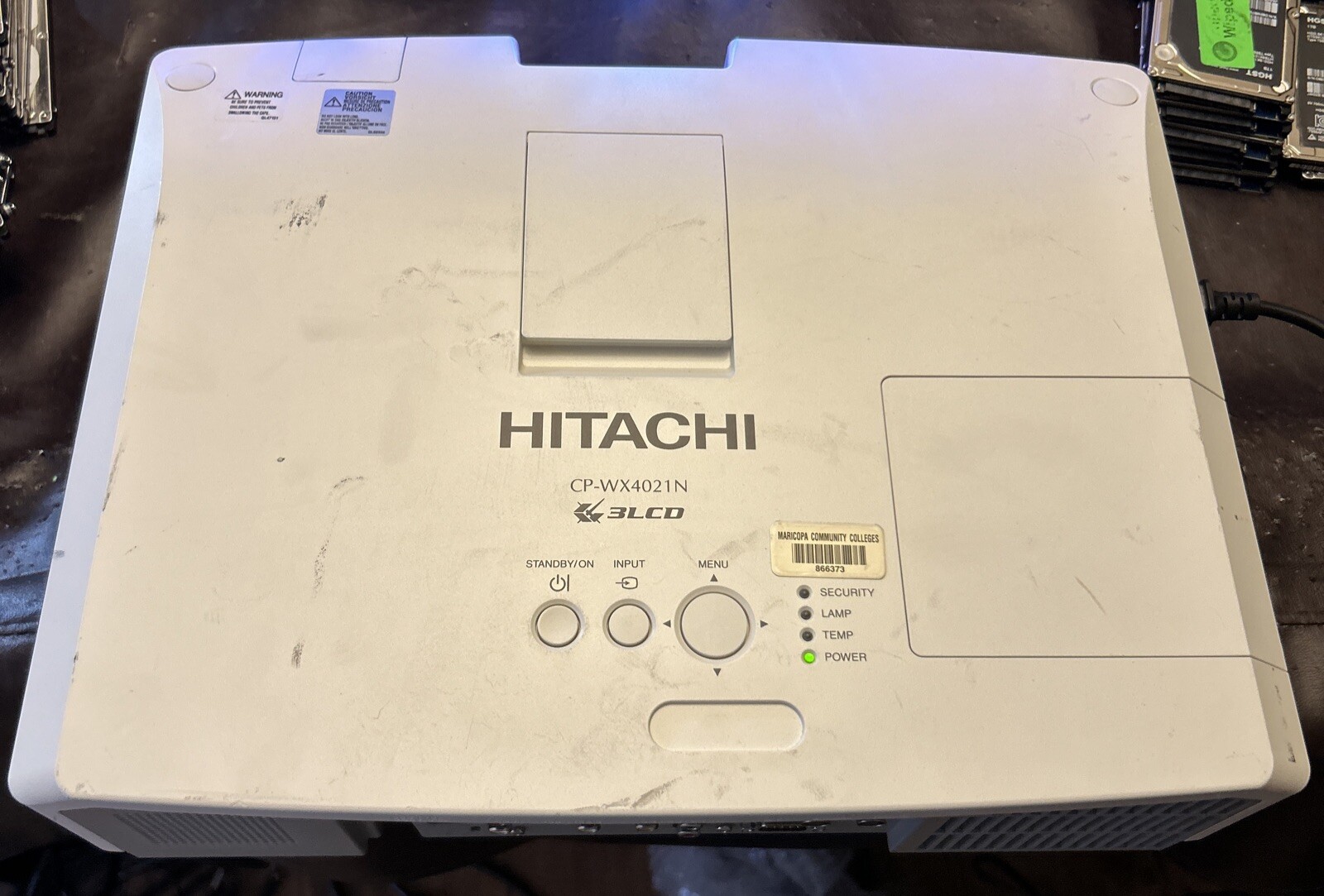 Hitachi CP-WX4021N 3LCD Projector - 8,478 Hours