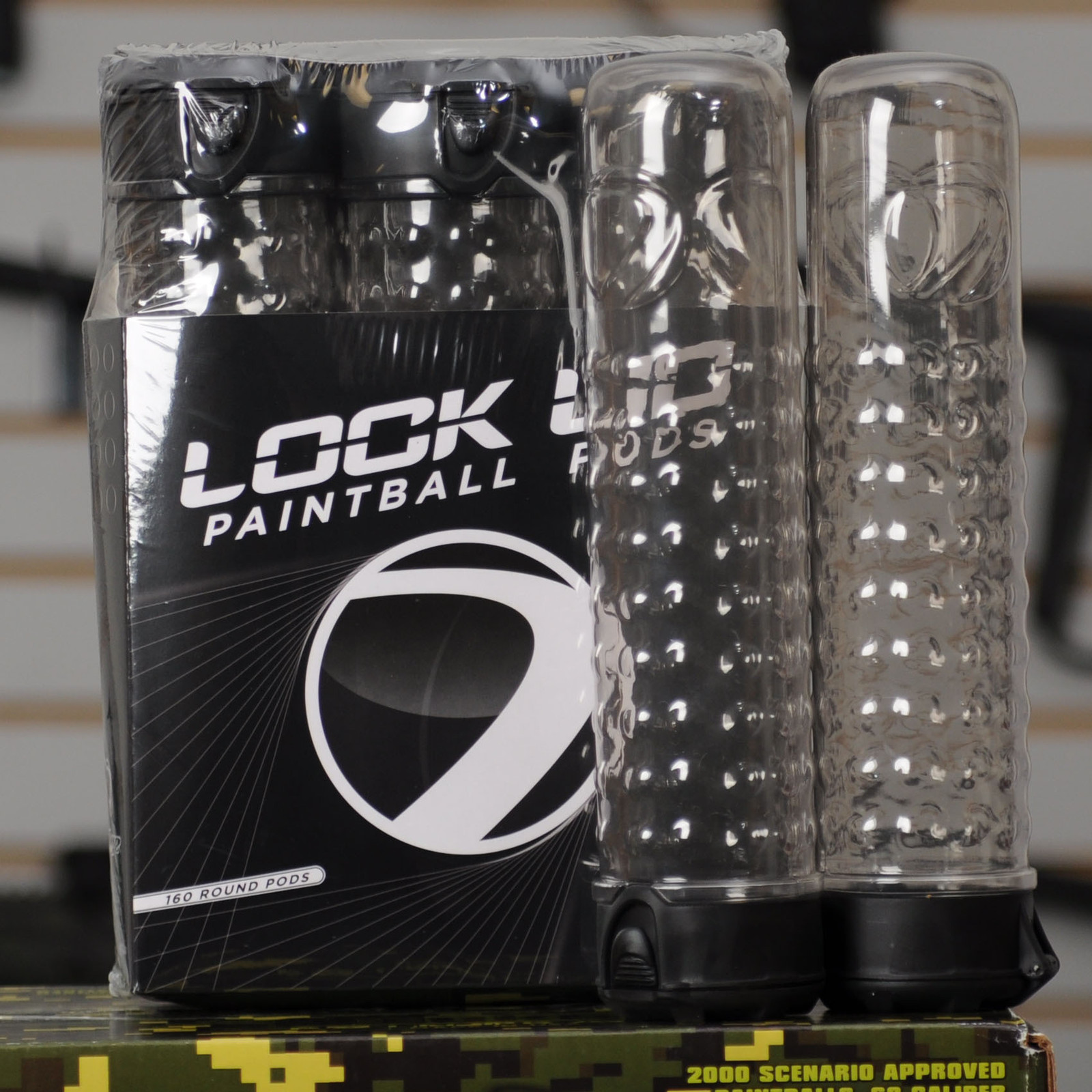 NEW Dye Lock Lid Paintball Pods - 160 Round Tube - 6 Six Pack LockLid - Smoke