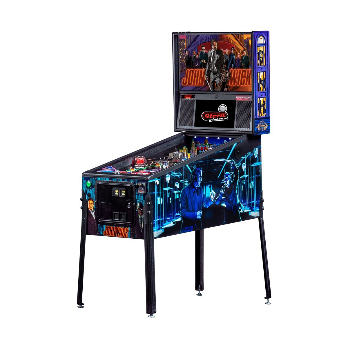 Stern John Wick Pro Pinball Machine With Installed Shaker Motor