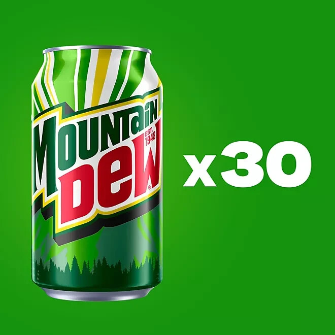 Mountain Dew 12 oz., 30 pk. FREE SHIPPING
