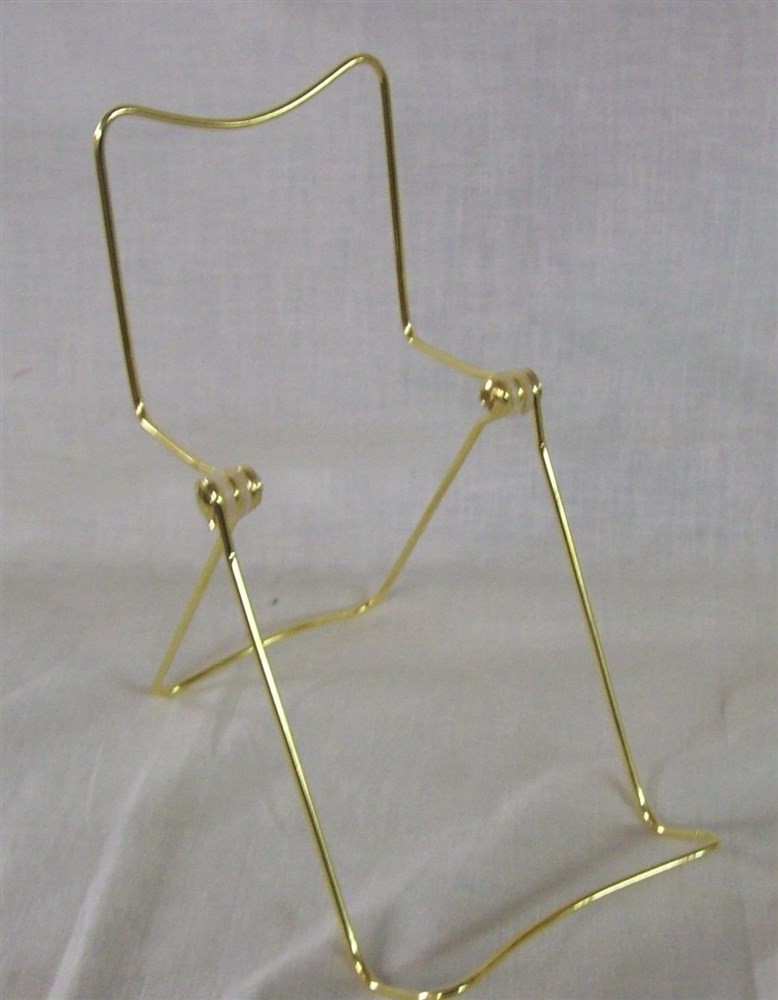 Jewelry Display Fixtures 4 NEW DOUBLE DECKER EASELS GOLD 3¾" wide x 8" tall