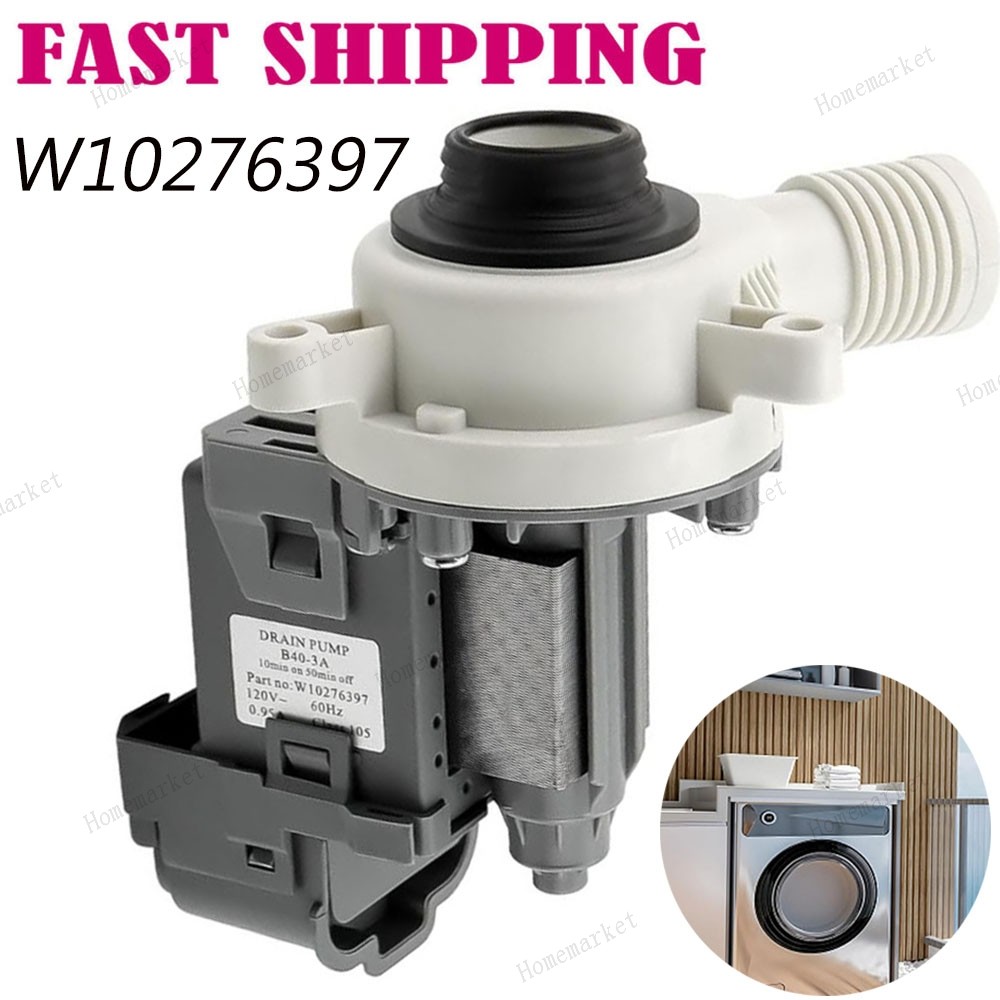 NEW W10276397 Washer Pump Water for Whirlpool WPW10276397 WPW10276397VP