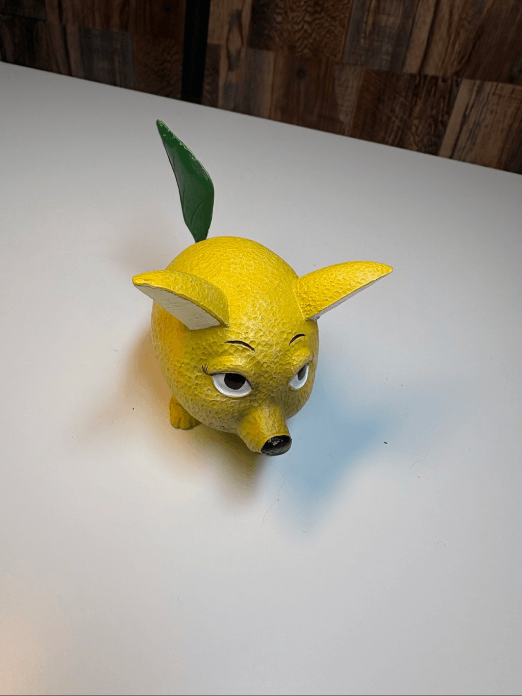 Anthropomorphic Resin Fruit Figurine Lemon Coyote WMG 2011