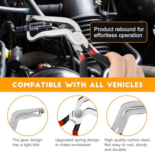 Car Clip Pliers/Disassembly Tools,Efficient Multi-Functional Automotive Black