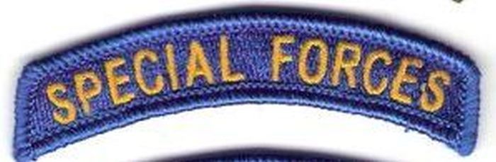 SPECIAL FORCES DRESS TAB  PATCH - SF012