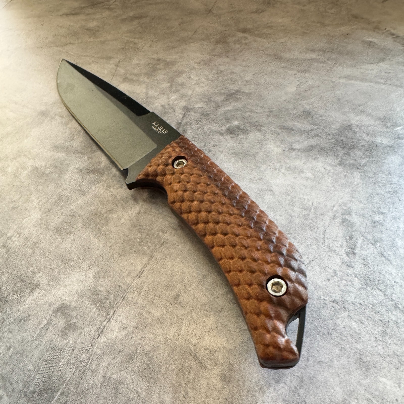 Dragonscale handles scales for Ka-Bar Jarosz Turok