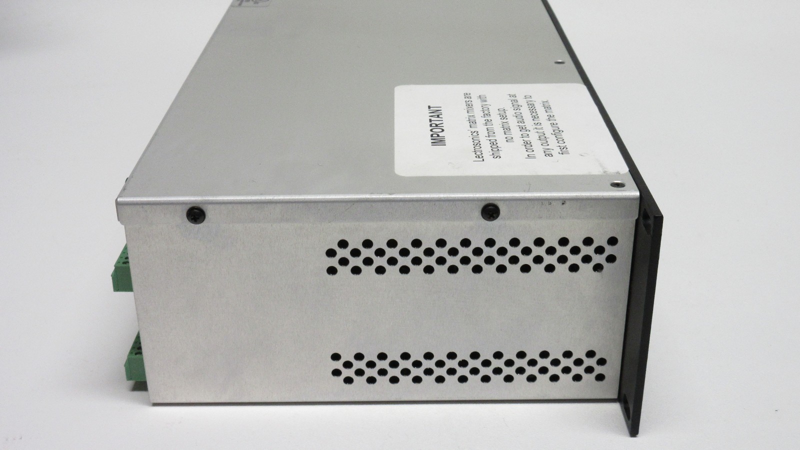 Lectrosonics DM1612 DSP Matrix Digital Automatic Mixer, Power ON and Menu VIDEO!