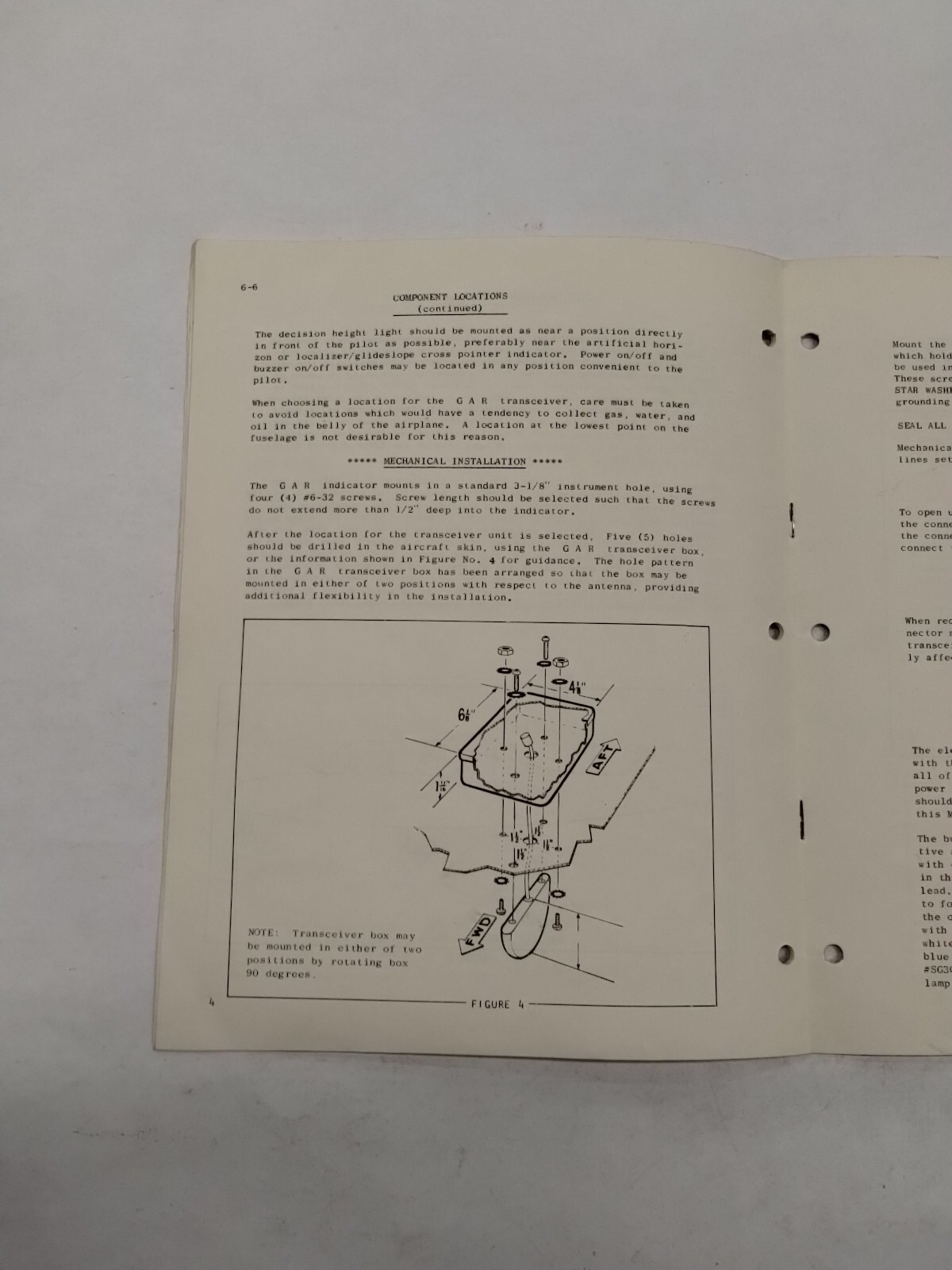 IFD GAR Ground Avoidance Radar Preliminary Installation Manual May 1969-Original