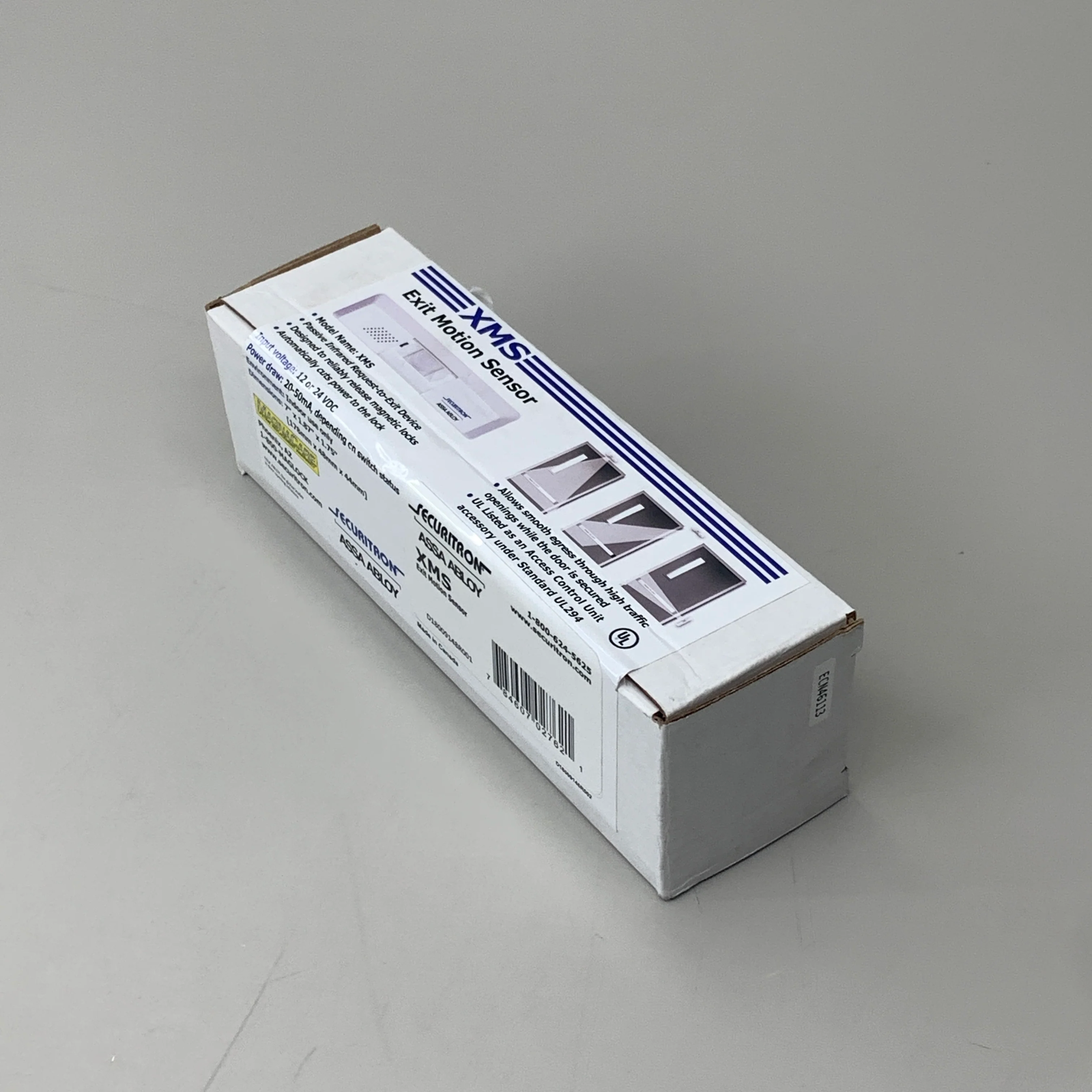 SECURITRON Exit Motion Sensor Adjustable Time Relock XMS PIR
