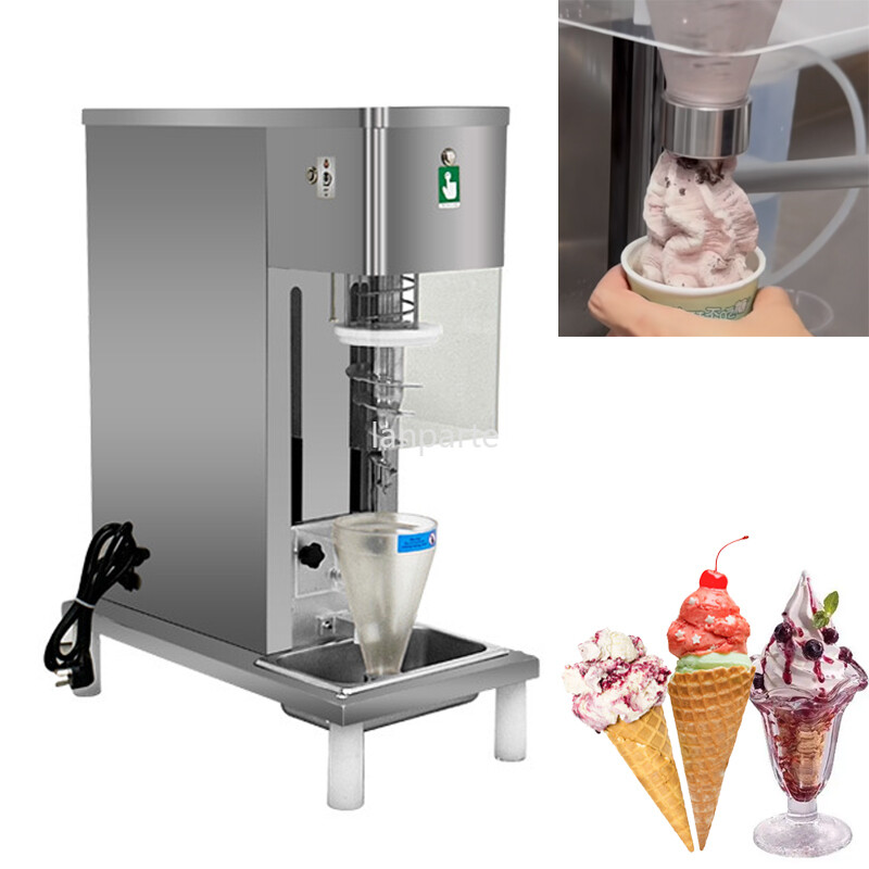 Commercial Fruits Ice Cream Blender Frozen Yogurt Mixing Machine Swirl 110V/220V