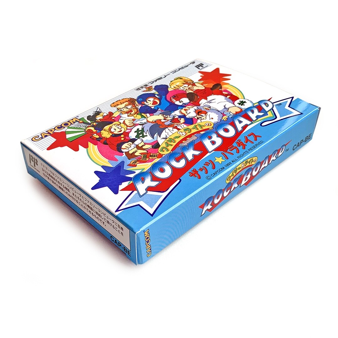 ROCK BOARD Rockman Mega man - Empty box replacement spare case Capcom Famicom