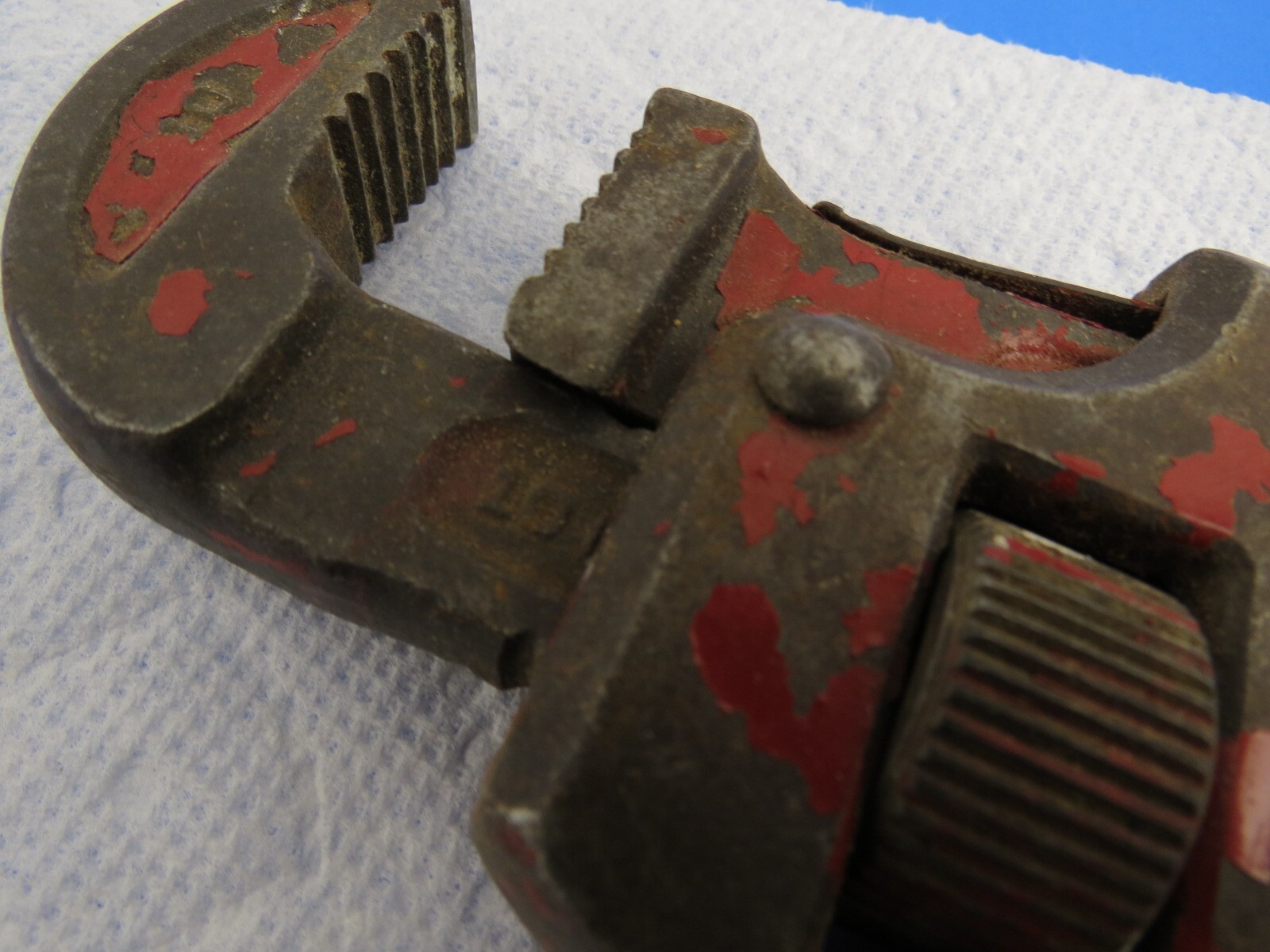 DUNLAP 10” PIPE WRENCH MADE IN USA VINTAGE