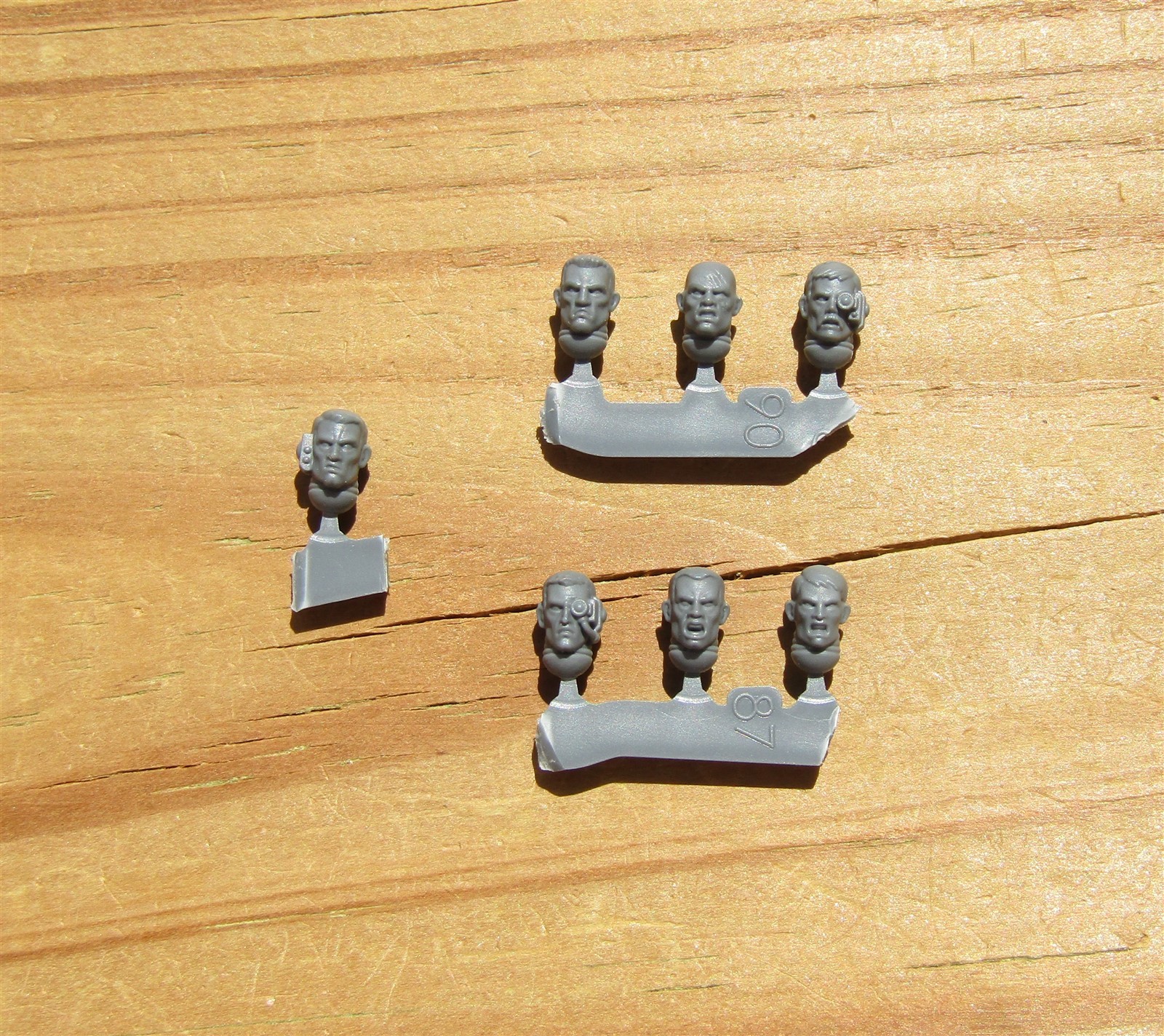 40K Agents of the Imperium Imperial Navy Breachers Heads Male Heads Bits 7 Bitz