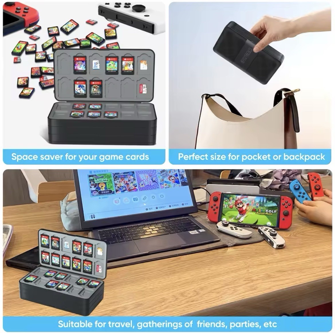 96 in 1 Storage Game Cards Case For Nintendo Switch OLED Protective Card Case