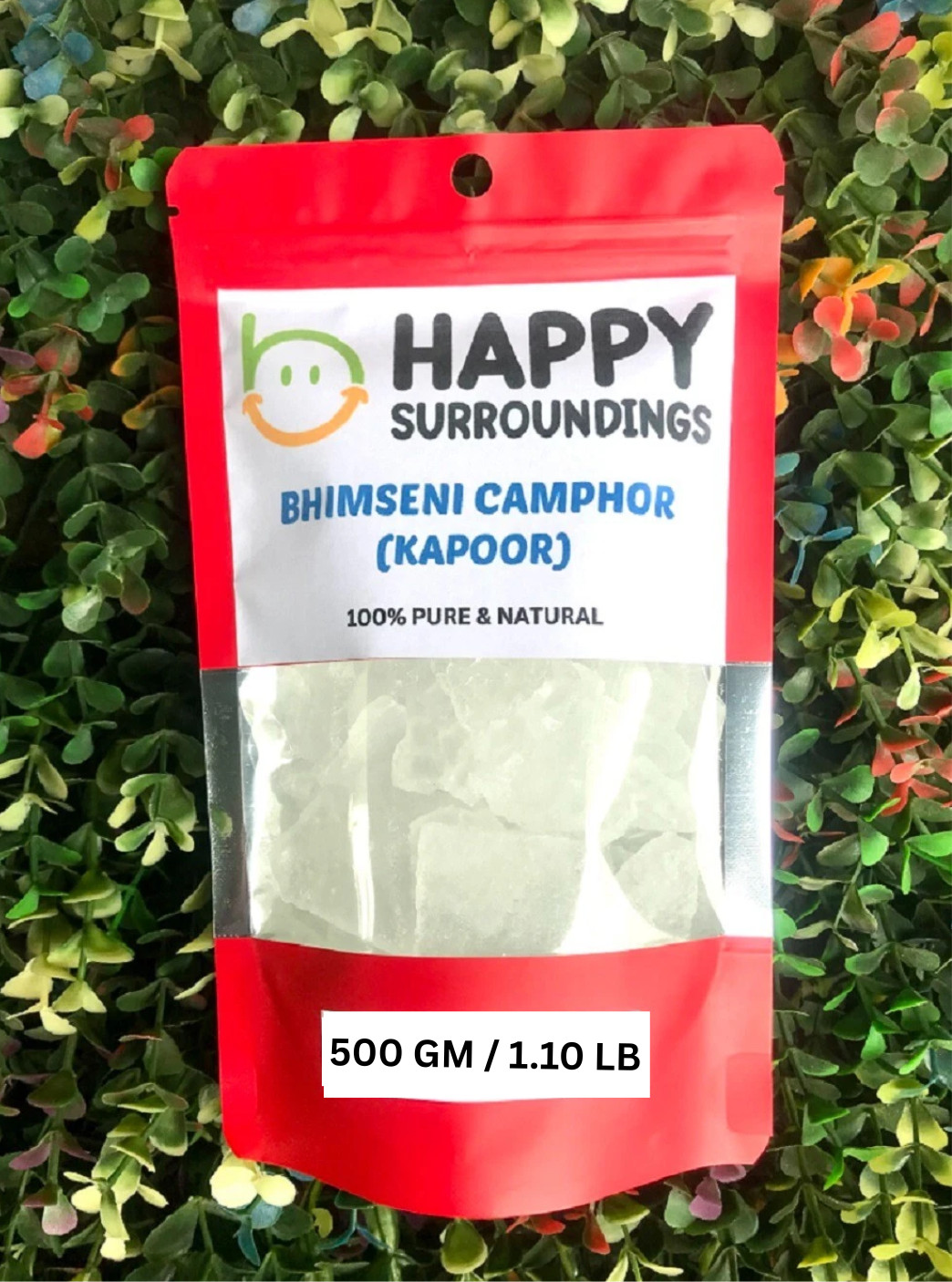 Bhimseni Camphor 100% Natural Bhimseni Camphor - for Pooja & Meditation (500g)