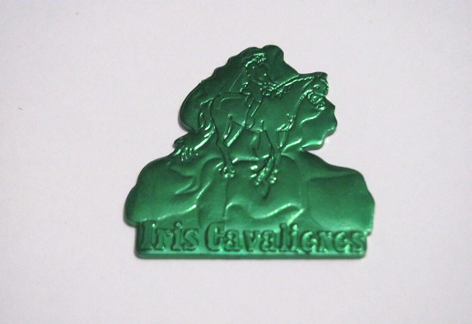 KREWE OF IRIS METALLIC GREEN "IRIS CAVALIERES" DOUBLOON