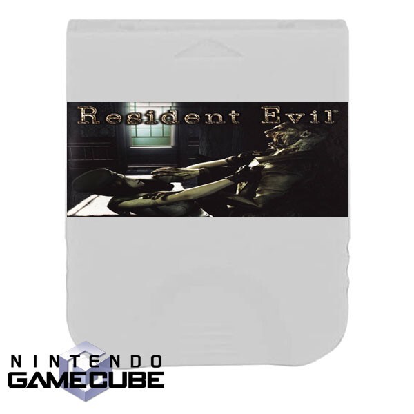 Resident Evil Unlocked GameCube Memory Card 100% Completed Saves