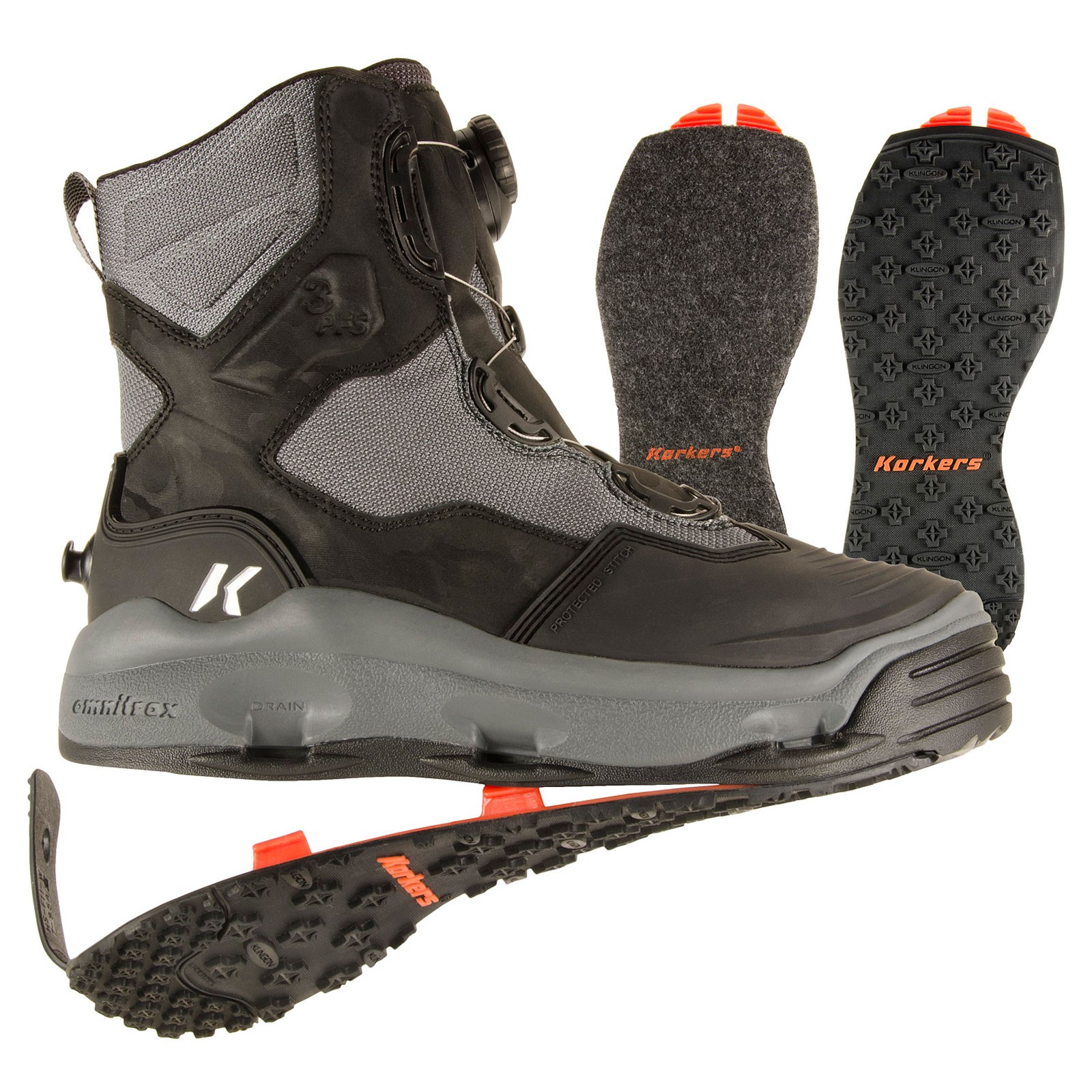 Korkers DarkHorse Wading Boots