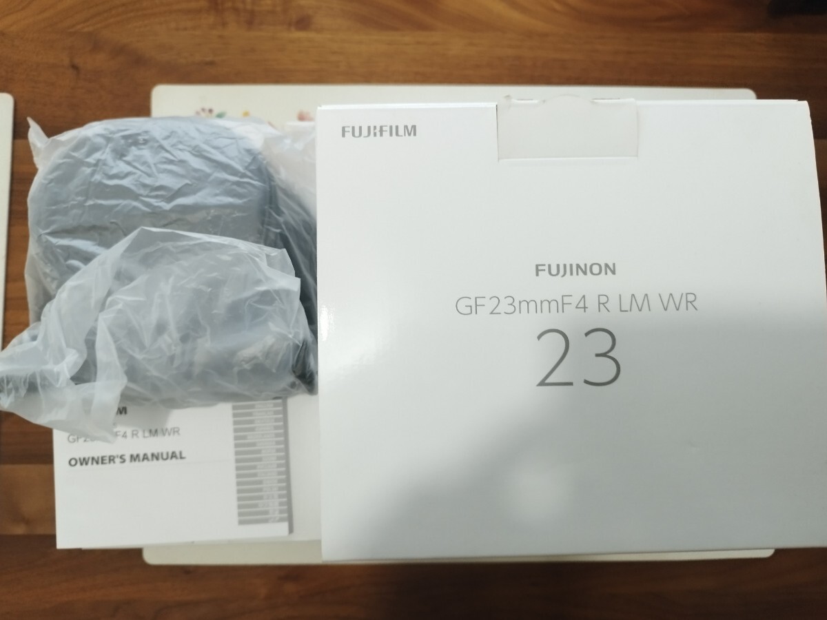 Fujifilm GF23mm F4 R LM WR Lens Box & Case Unused No Lens Included