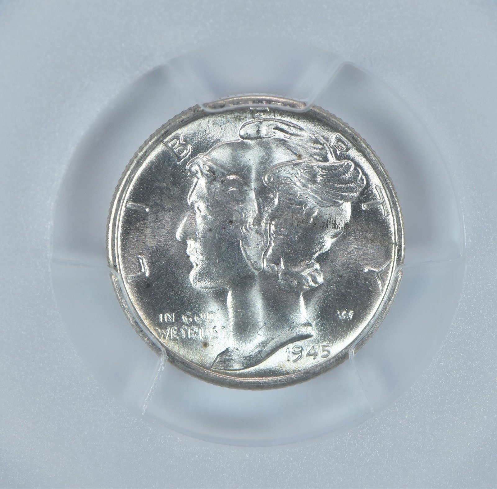 1945-S Mercury Dime MS65 PCGS Blue Label