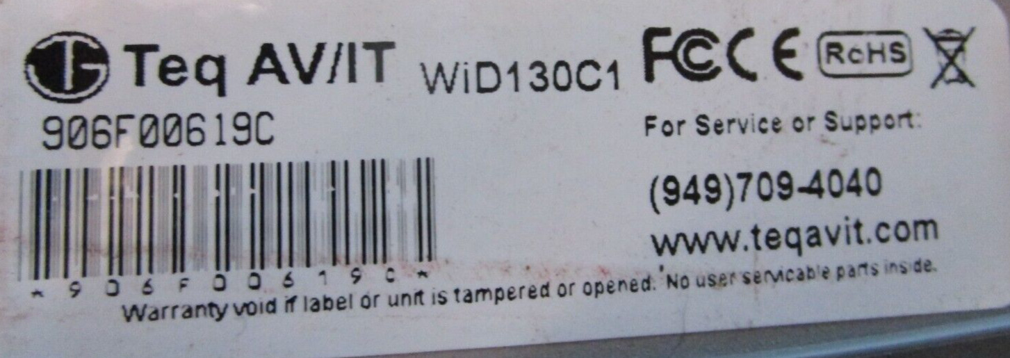 Wireless TEQ AV/IT Video Over IP WiD130 C1 Module