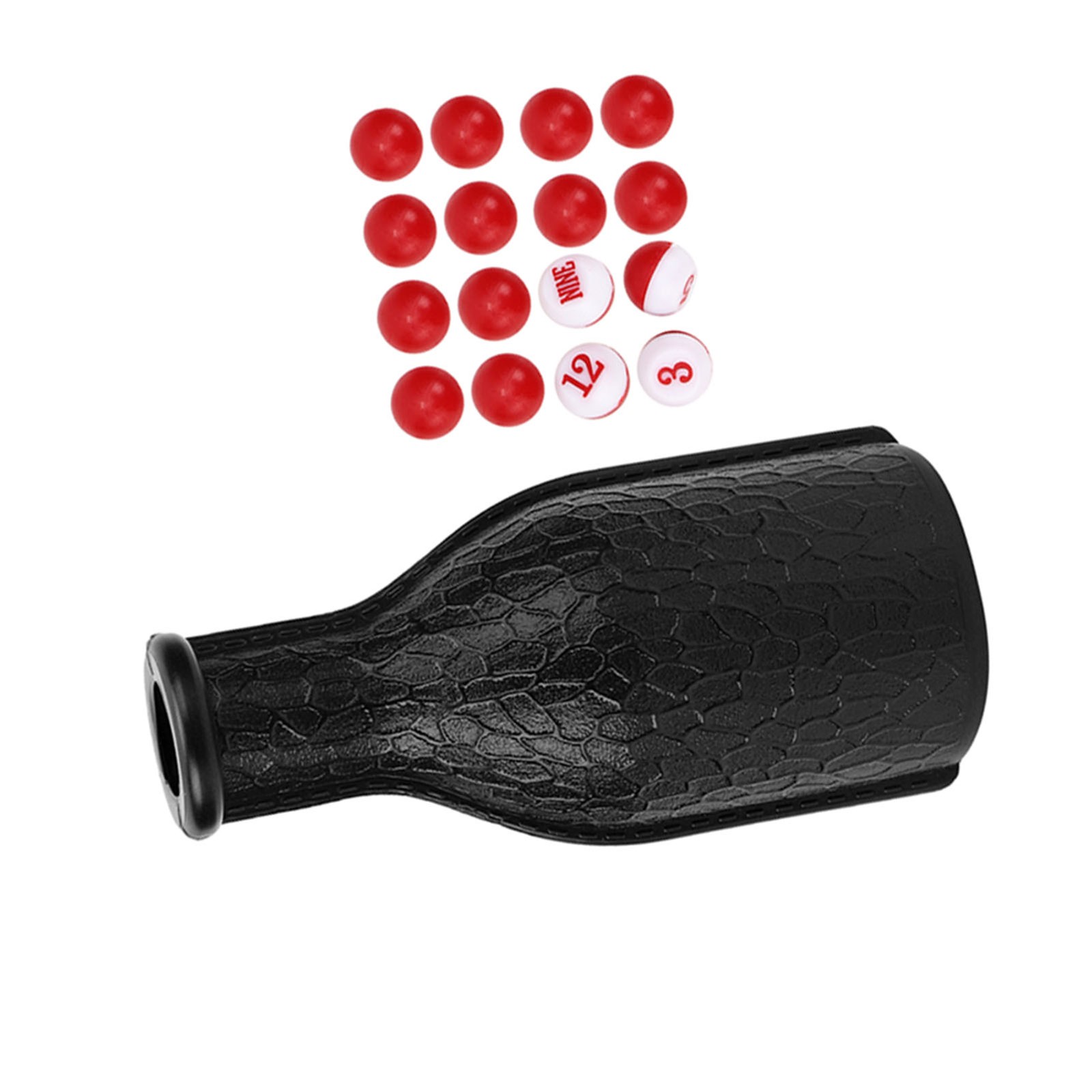 16 Numbered Tally Billiard Shaker Bottle Durable Rubber Home Entertainment For