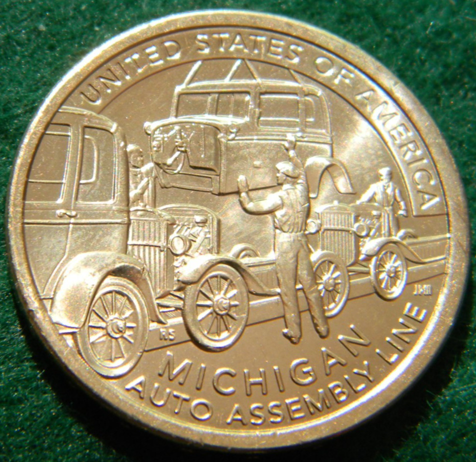 2025-P MICHIGAN AUTO ASSEMBLY LINE INNOVATION DOLLAR UNCIRCULATED UNC