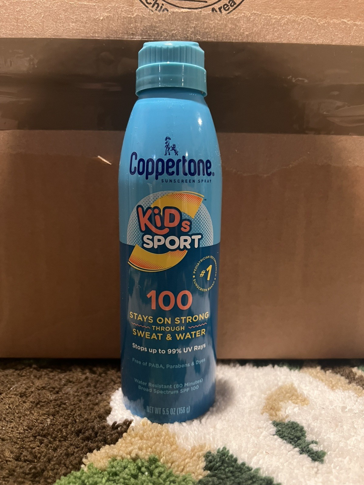Coppertone Kids Sport SPF 100 Sunscreen Spray 5.5oz – 5 Pack – BRAND NEW ☀️ 🏝️