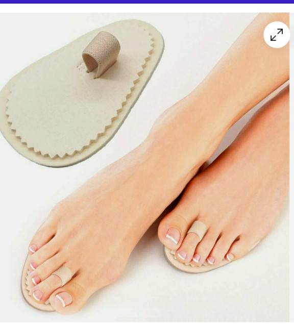 Lot of 3 Double Toe Straightener Separator for Crooked Hammer Toes Overlapping