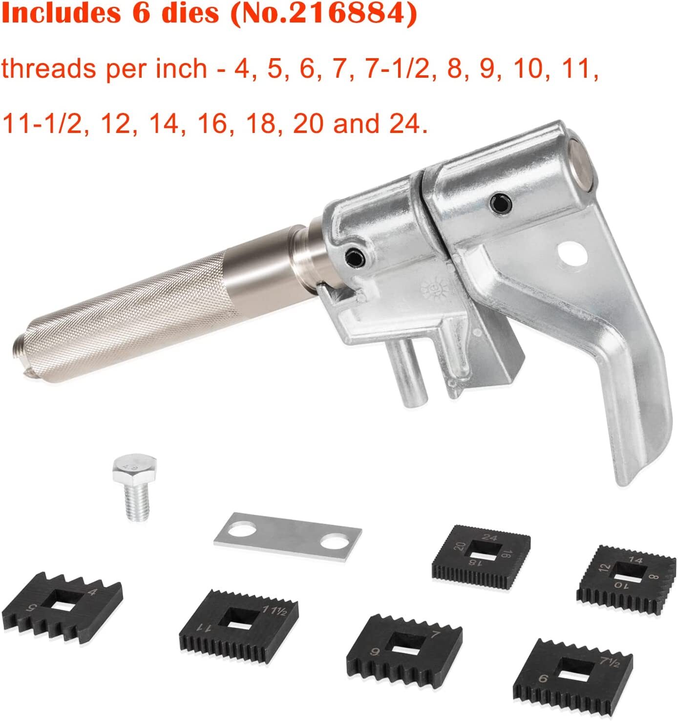 No.202817 Metric Die Set 3pcs Restore Threads&7402 Thread Chaser Tool Set