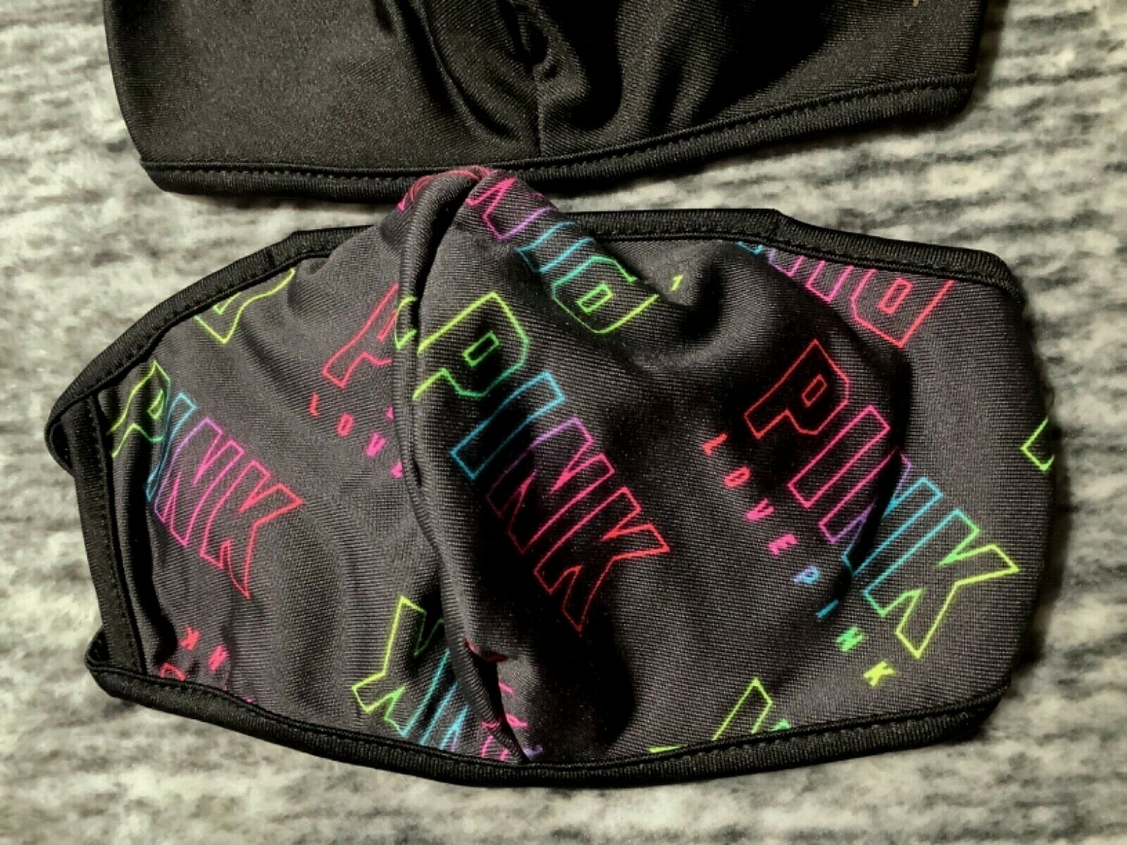 Victoria's Secret Pink 3 Pack Washable Wired Adjustable Galaxy Ombre Logo NIP