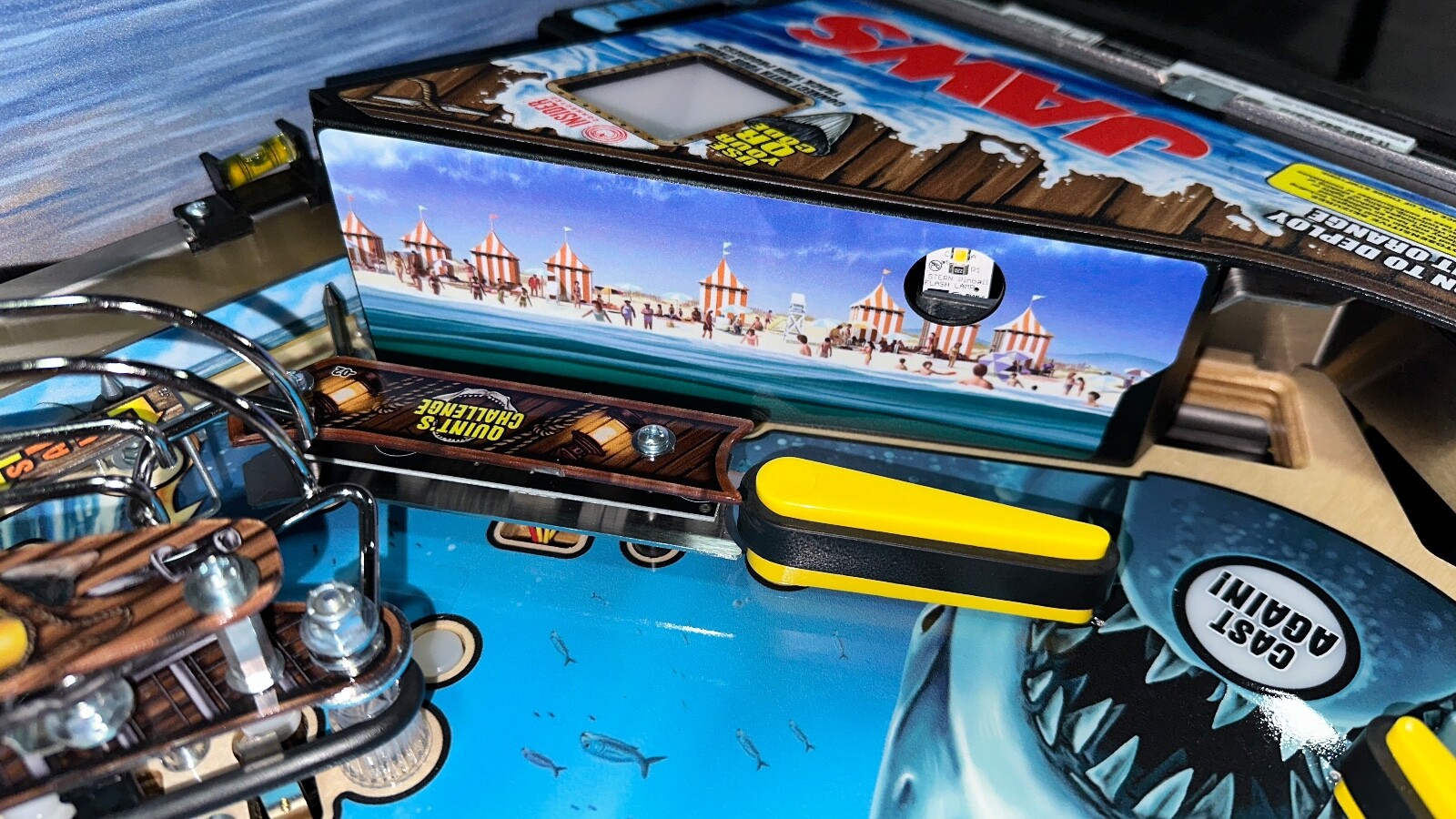 JAWS Pinball Mod Apron Wall DECAL (Sold as a Pair)