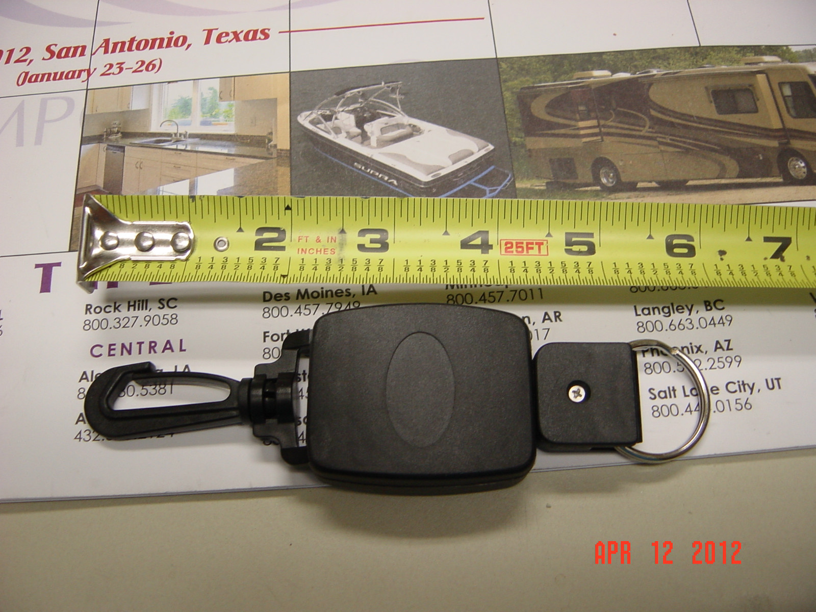Compact Retractor for Scuba & other Accessories  (HR)