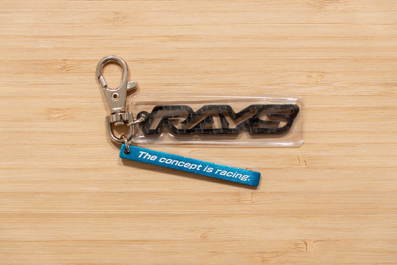 RAYS Official Goods & Accessories - Carbon Fiber Key Chain (74090200002CB)