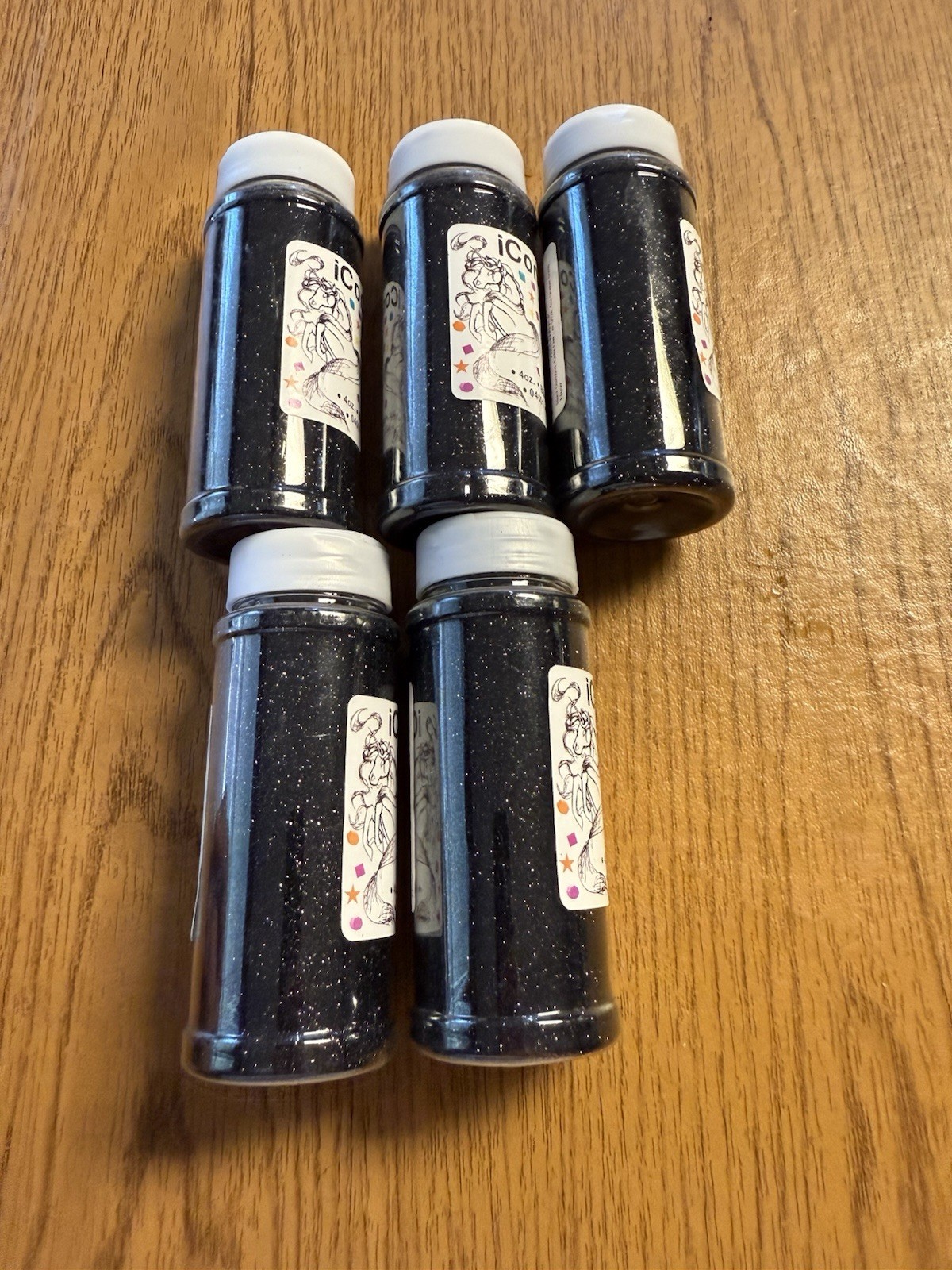 20oz Black Diamond Hi-Temp Glitter .008 Fine Poly Fishing Lure Making Plastisol