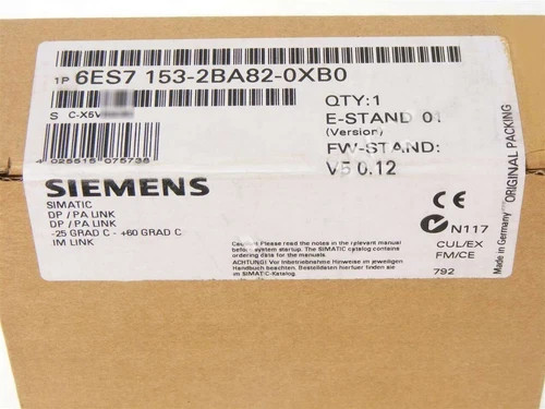 Siemens New In Box 6ES7 153-2BA82-0XB0 / 6ES7153-2BA82-0XB0 PLC Module