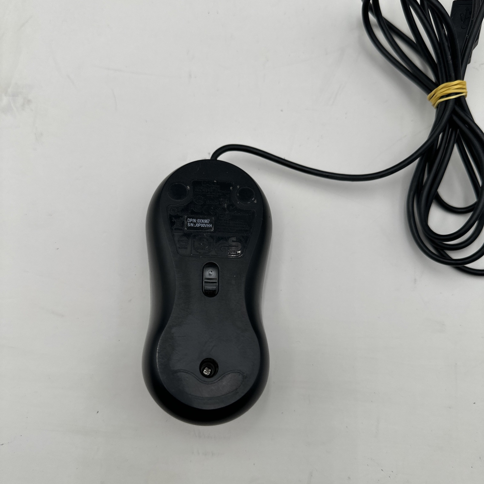 Genuine Dell MOC5UO 0XN967 USB Optical Scroll Mouse - Black