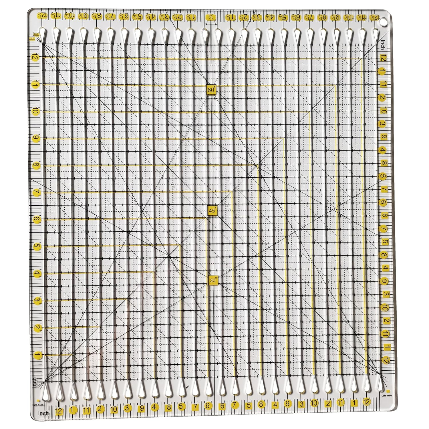 HONEYSEW Quilting Template Ruler Slotted Rulers Sewing Quilt Strip Rulers Guides