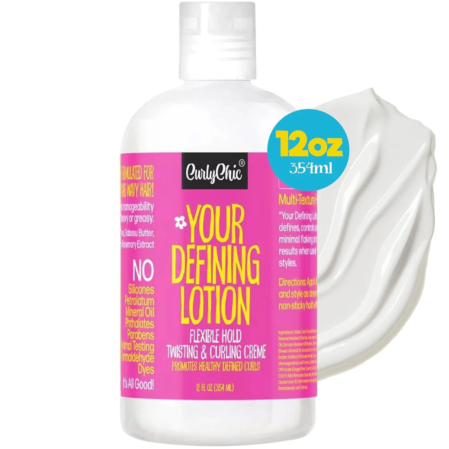 CurlyChic Your Defining Lotion - Curl Enhancing, Moisturizing & Styling