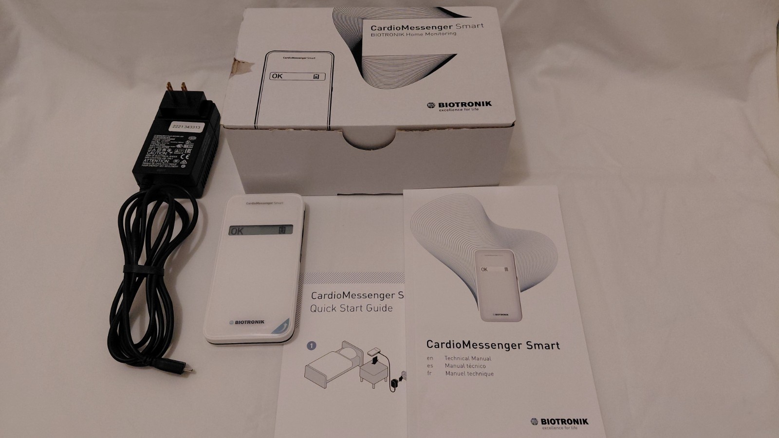 Biotronik Cardio Messenger Smart 4G In Home Cardiology Monitor with Charger