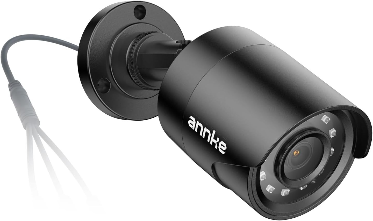 ANNKE Home Security Surveillance Camera 1080p 4IN1 CCTV Add-On - Black - E200