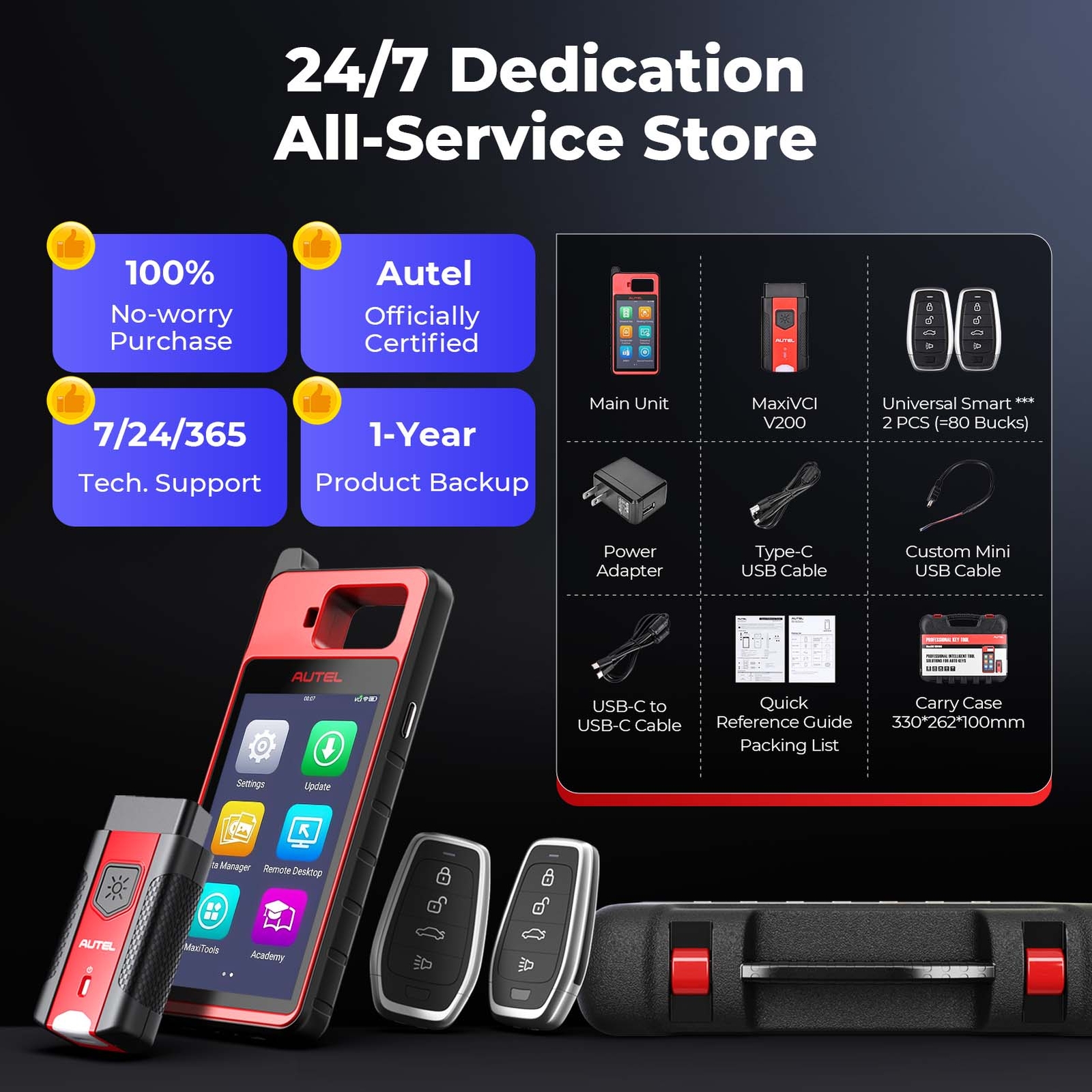 2026 Autel MaxiIM KM100 KM100X Key Fob Programming Tool Programmer Immobilizer