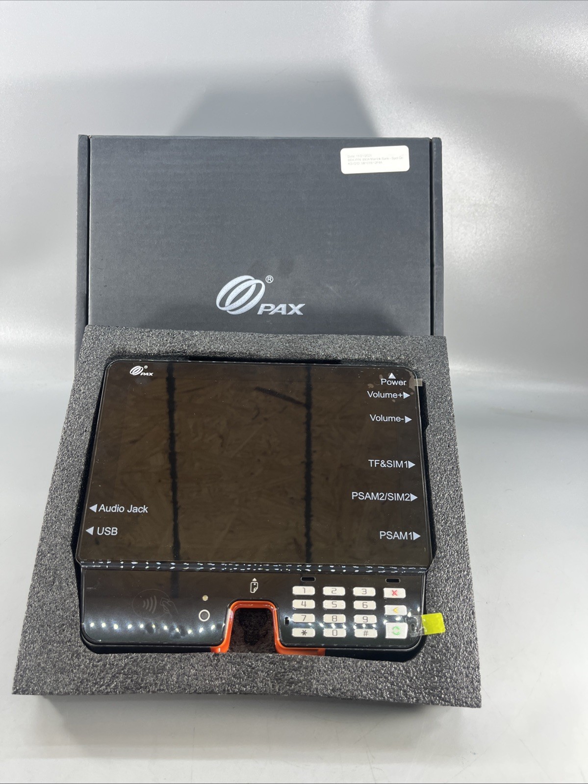 PAX Aries 8  Credit Card Terminal Smart Tablet (AR8-A1100-0301-5P5-EA) Black