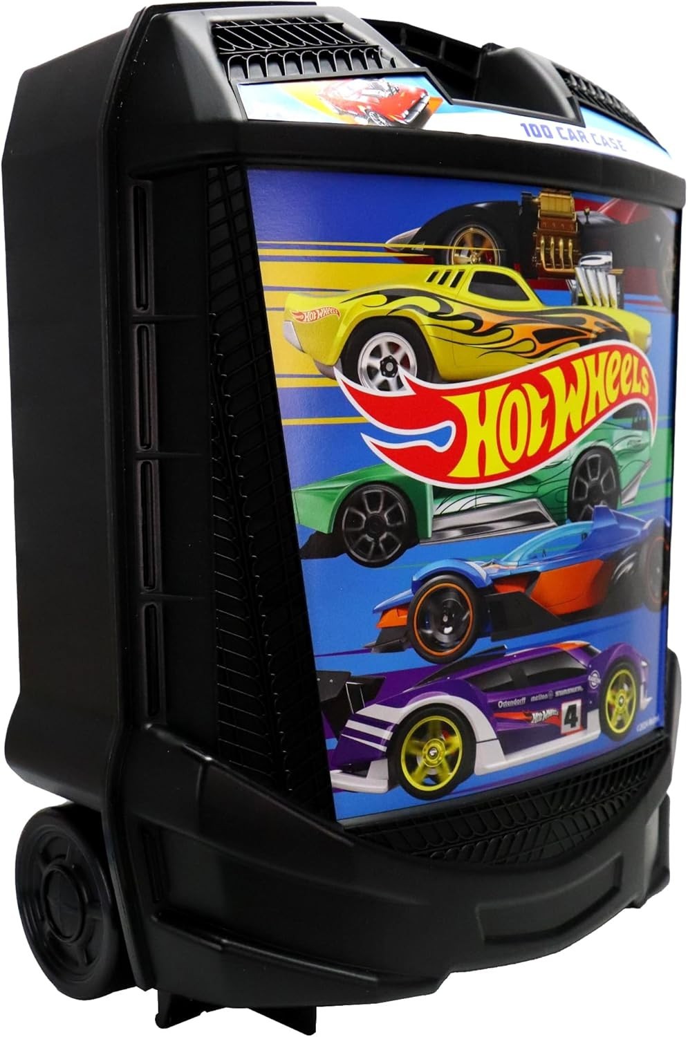 Hot Wheels 100-Car Storage Case – Large Capacity Organizer for 1:64 Die-Cast ...