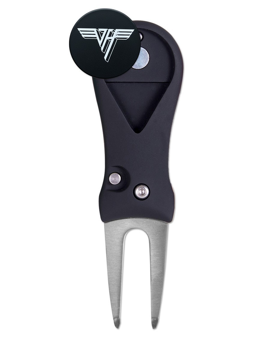 Van Halen Golf Ball Marker + Switchblade Divot Tool Novelty Laser
